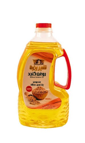 تصویه شیررضا روغن کنجد شده 1620 گرمی